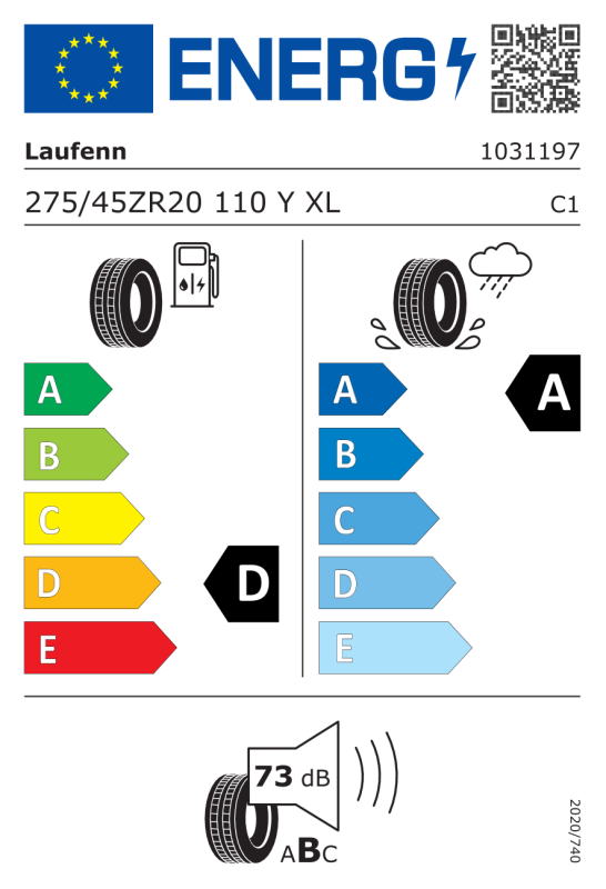 275/45 R20 LAUFENN LK01 XL 110Y
