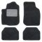 Коврики салону універсальні EL215012  текстиль С чорні