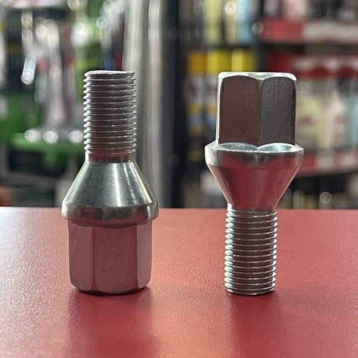 Болт М12x1.25x20мм Ключ 17 Конус Цинк (ВАЗ. ГАЗ. Fiat. Lancia. Peugeot. Citroen)